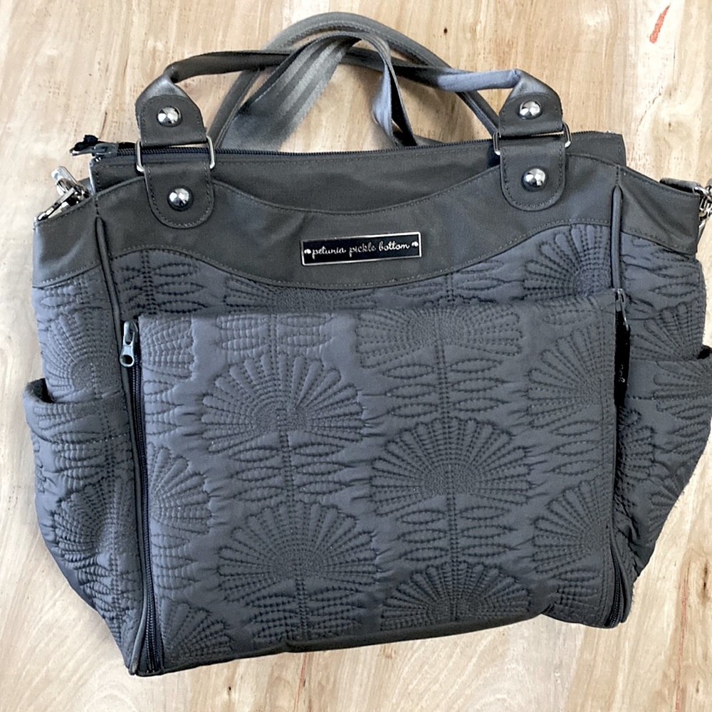 Petunia Pickle Bottom Embossed City Carryall Diaper Bag